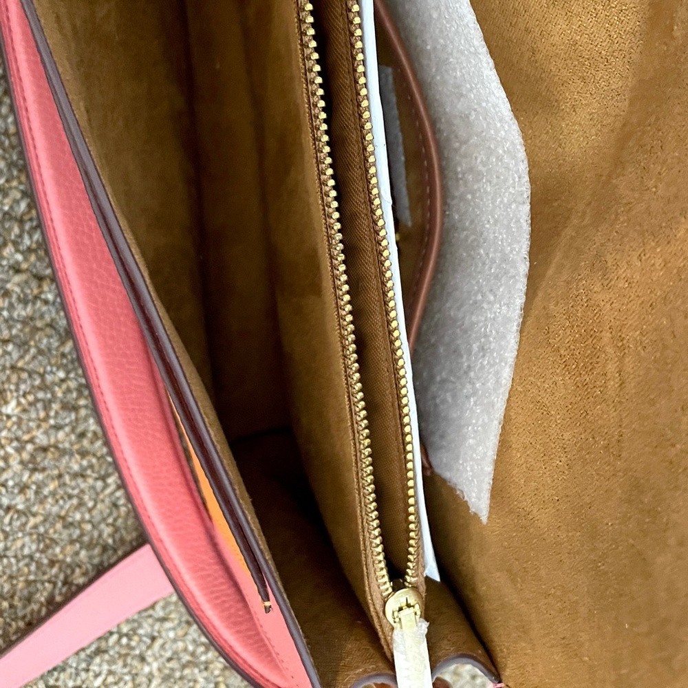NWT COACH Tabby Orange and Pink Shoulder Bag - Picture 4 of 6
